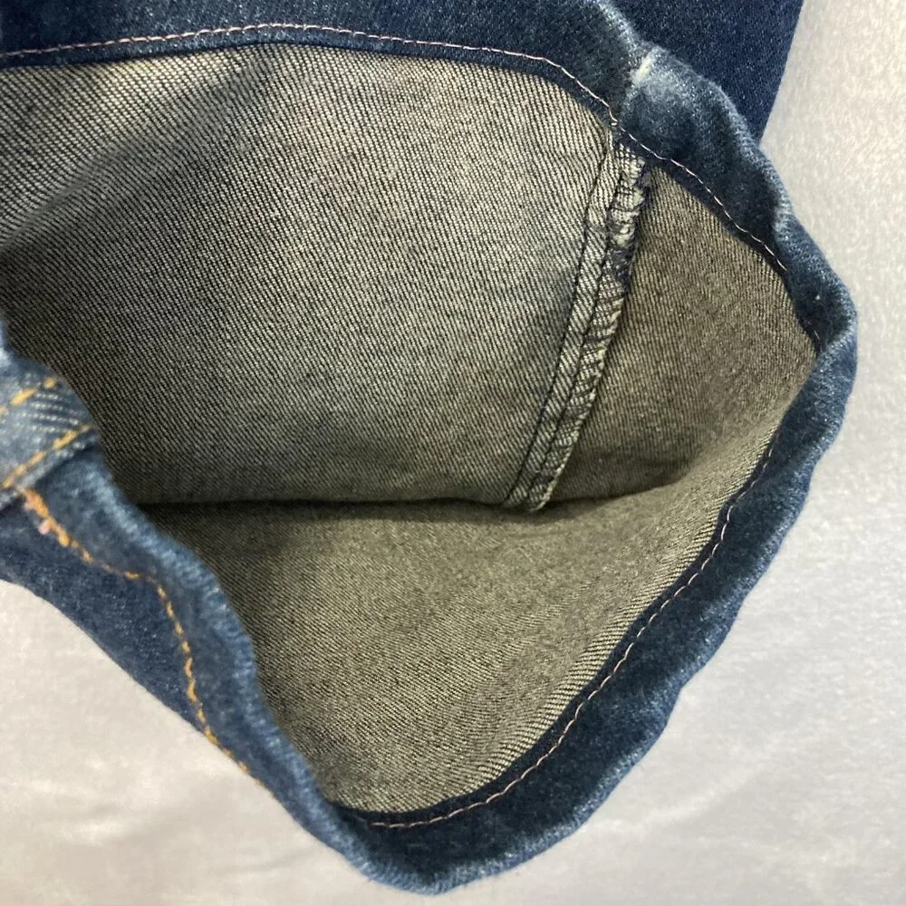 Levis 505 Jeans Mens 40x27 Blue Stretch Denim Straight Leg Regular Fit Waterless